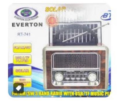 Everton Rt-741 Bluetooth /Fm/Am/Sw/Usb/Tf Card/Aux Nostaljik Radyo  resmi