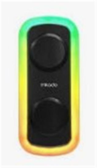 Mikado MD-C18 Siyah 8W RGB Işıklı Taşınabilir Speaker Hoparlör resmi