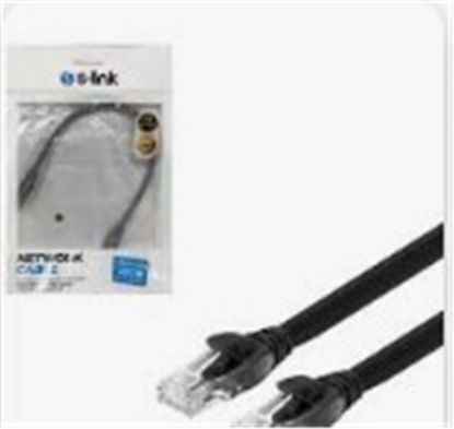 S-link SL-CAT6030 0.30mt Utp Cat6 Siyah Patch Kablo resmi