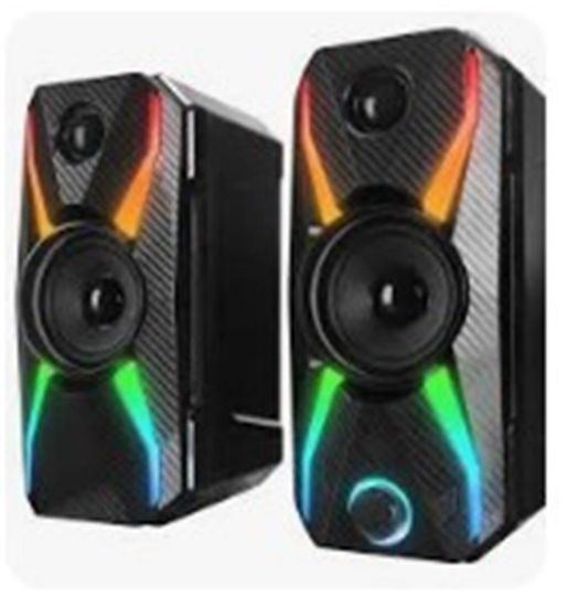 Rampage RMS-X5 2.0 Siyah Multimedia Gaming USB Speaker resmi