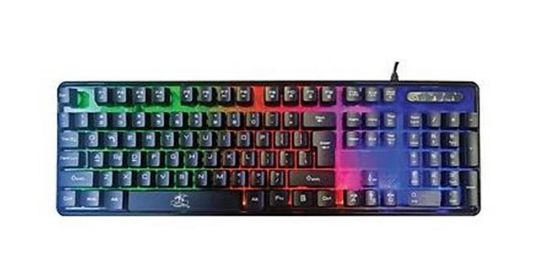 Dexim DKA010 KBL707 Mekanik RGB Hisli Şeffaf Klavye  resmi