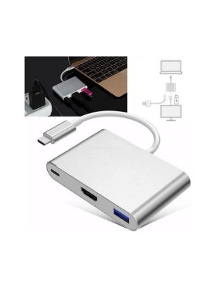 Codegen CDG-CNV39 USB 3.1 Type-C - USB 3.0+ HDMI+ USB 3.1 Type-C Çoklayıcı Adaptör  resmi