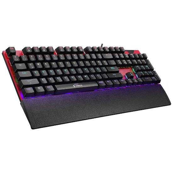 Everest KB-MK7 Kırmızı USB Bilek Destekli Mekanik Q Red Switch Gaming Oyuncu Klavyesi resmi