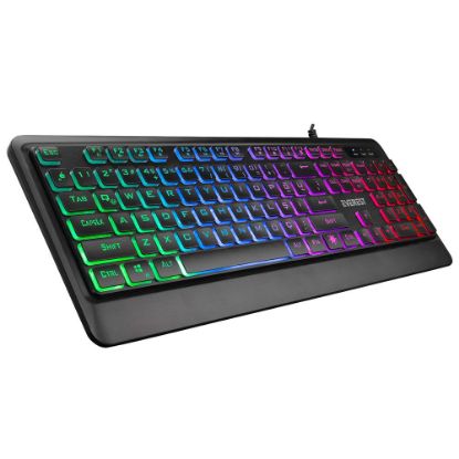 Everest KB-R59 FORZA Siyah Usb Rainbow Backlight klavye resmi