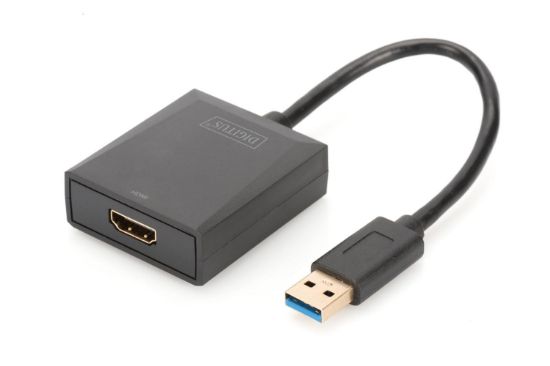 Digitus DA-70841 USB 3.0 HDMI  1xUSB 3.0USB-A erkekÇıkış 1xHDMI A (19-pin)dişi (Full HD,1080p) resmi