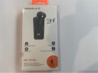 Megatech Mg-Bt104 Sargılı Earphones Bluetooth Kablosuz Kulaklık  resmi