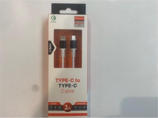 Megatech MT-DT-T 1mt Usb Type-C to Type-C Şarj ve Data Kablosu  resmi