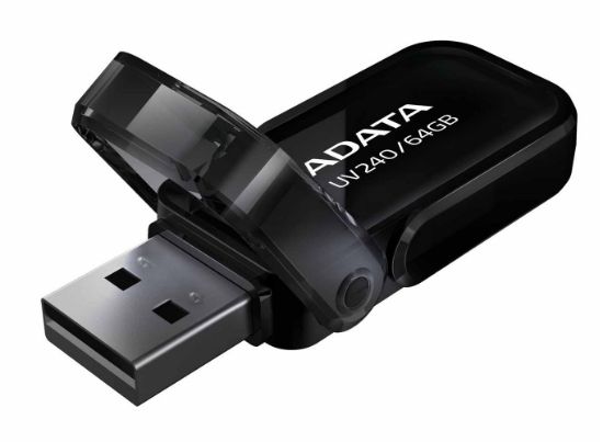 Adata AUV240/32G 32GB USB2.0 Siyah Flash Bellek resmi