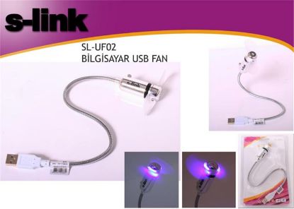 S-link SL-UF02 Anahtarlı + Ledli Usb Fan resmi