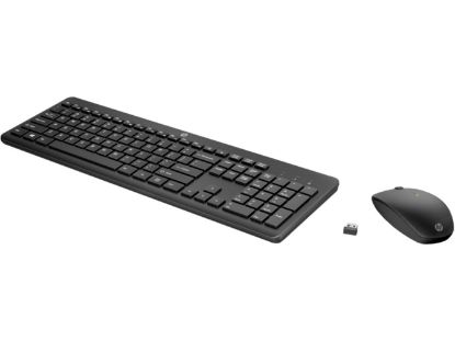 HP 230 18H24AA Kablosuz Klavye+ Mouse Set 2.4Ghz (2 x AAA keyboard; 1 x AA Mouse) Siyah  resmi