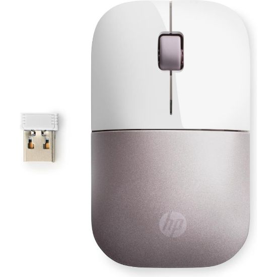 HP Z3700 4VY82AA Slim Beyaz/Pembe Wireless Optik Mouse 2.4Ghz 1200Dpı resmi