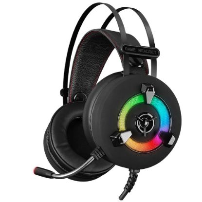 Rampage Miracle-X2 PLUS Siyah RGB Led 7.1 Surround Sound System Gaming Mikrofonlu Oyuncu Kulaklığı resmi