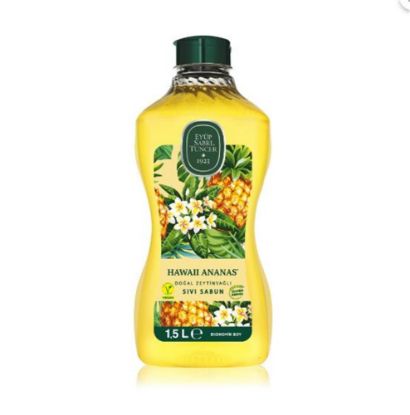 Eyüp Sabri Tuncer 1,5lt  Hawaii Ananas Doğal Zeytin Yağlı Sıvı Sabun Pet Şişe resmi