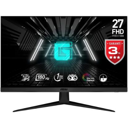 Msi 27" G2712F 1920x1080 (FHD) 16:9 FLAT ULTRA RAPID IPS 180HZ 1MS ADAPTIVE-SYNC Gaming Monitör resmi