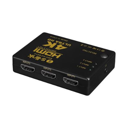 S-link SWV-KCG014 HDMI 3TO1 SWITCH 4K*2K, IR +Adaptör resmi