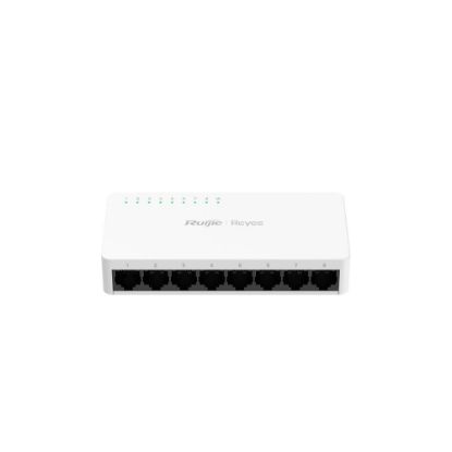 Ruijie Reyee RG-ES08G-L 8 Port 10/100/1000 Mbps Yönetilemez Switch Plastik Kasa resmi