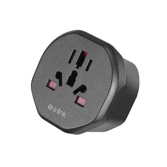 S-link SL-WL07 Universal - İngiliz Çevirici Priz Adaptör resmi