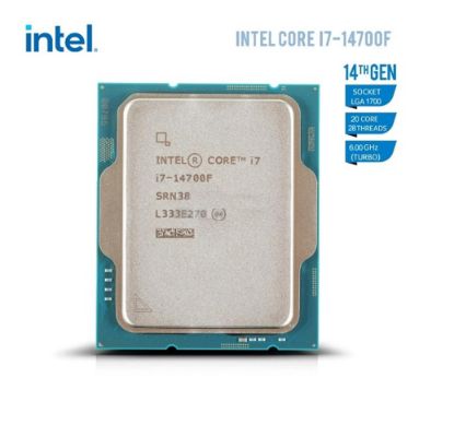 Intel Core i7 14700F TRAY 2.1GHz 20 Çekirdek 33MB L3 Önbellek Soket 1700 Kutusuz İşlemci resmi