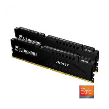 Kingston Beast Expo 64GB DDR5 6000MHz KF560C30BBEK2-64TR CL30 Kit (2x32GB) Pc Ram resmi