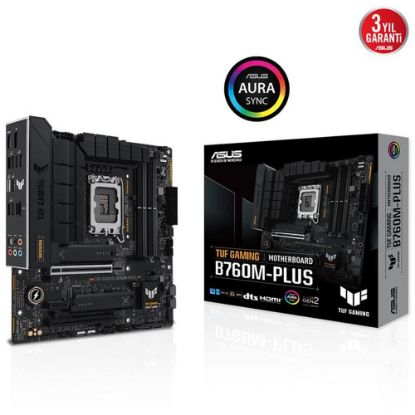 Asus Tuf Gaming B760M-Plus Ddr5 7200Mhz 1700P (12. / 13. Ve 14. Nesil İşlemci Uyumlu) Anakart resmi