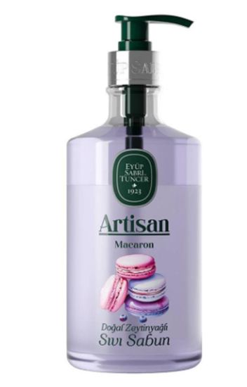 Eyüp Sabri Tuncer Artisan  Macaron 600ml Doğal Zeytinyağlı Sıvı Sabun resmi