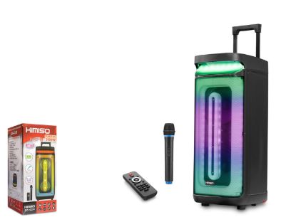 KIMISO QS4230 Mikrofonlu 8" Bluetooth Speaker Uzaktan Kumandalı 2x8" 265*300*675MM Usb/TfCard resmi
