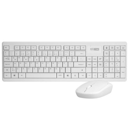Altec Lansing ALBC6314 Beyaz 2.4GHz 1200DPI Mouse Türkçe Q Kablosuz Klavye + Mouse Set resmi
