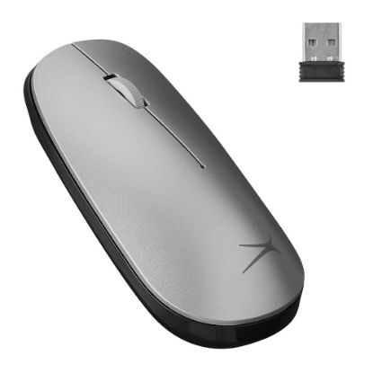 Altec Lansing ALBM7305 Gümüş 2.4GHz USB 1600DPI Alkalin Pilli Kablosuz Mouse resmi
