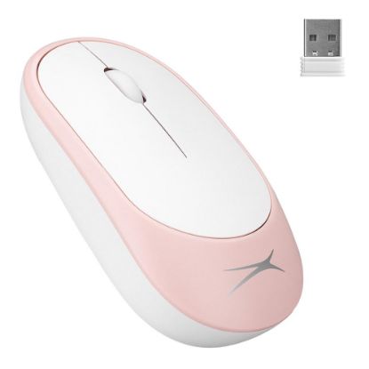 Altec Lansing ALBM7314 Pembe 2.4GHz USB 1200DPI Alkalin Pilli Kablosuz Mouse resmi
