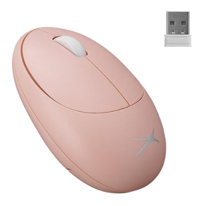 Altec Lansing ALBM7335 Pembe 2.4GHz USB 1200DPI Alkalin Pilli Kablosuz Mouse resmi