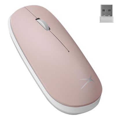 Altec Lansing ALBM7305 Pembe 2.4GHz USB 1600DPI Alkalin Pilli Kablosuz Mouse resmi