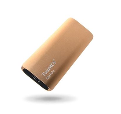 TwinMOS 1TB Taşınabilir Harici SSD USB 3.2/Type-C Dark Grey (PSSDGGBMED32) resmi