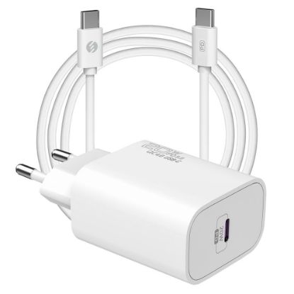 S-link SL-EC62TP Type-C 20W PD3.0 Quick Charge QC4.0 Kablo + Ev Şarj Adaptör resmi