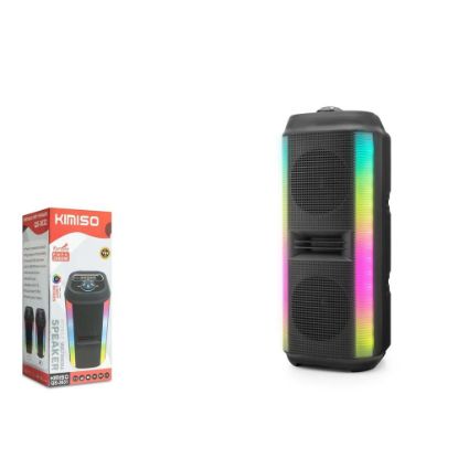 Kımıso QS3631 Bluetooth Speaker RGB (BT, USB, FM, MIC girişi, TWS, düğmeli,) resmi
