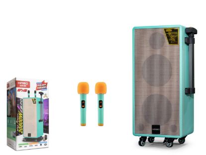 Kimiso QSW5 Bluetooth Speaker 2x8" 370*290*710MM Usb / Fm / Tf / Aux / Tws / Bluetooth resmi