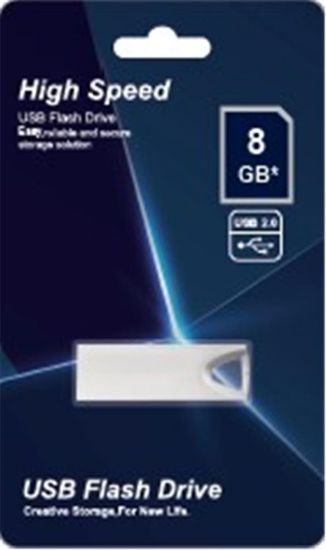 Elba 8GB Metal 2.0 USB Flash Bellek resmi