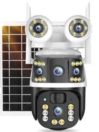 Okam O-KAM 3928 4G 6MP Dual Lens - Solar Panel - Sim Kart Destekli - PTZ Kamera resmi