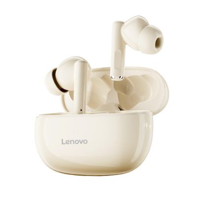 Lenovo TA210 Krem (Moon Rock White) Kulak İçi Bluetooth Kulaklık resmi