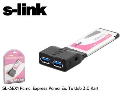 S-link SL-3EX1 Pcmci Express Pcmci Ex. To Usb3.0 Kart resmi