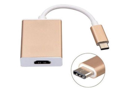 Hytech HY-USBC10 1080P Metal Type-C to HDMI Adaptör resmi