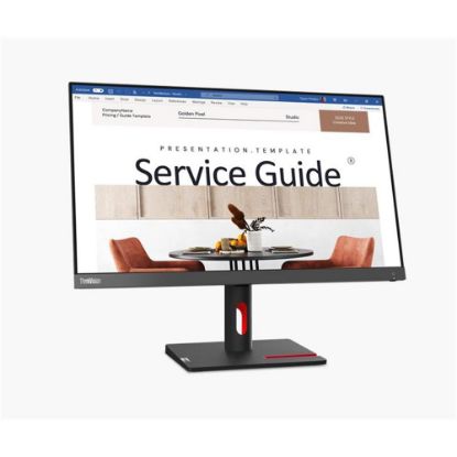 Lenovo 23.8" Thinkvision 63DEKAT3TK 6 Ms 100 Hz HDMI+VGA Led Monitör resmi
