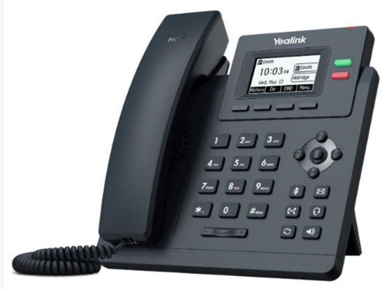 Yealink T31P IP Telefon PoE Destekli Adaptör Dahil resmi