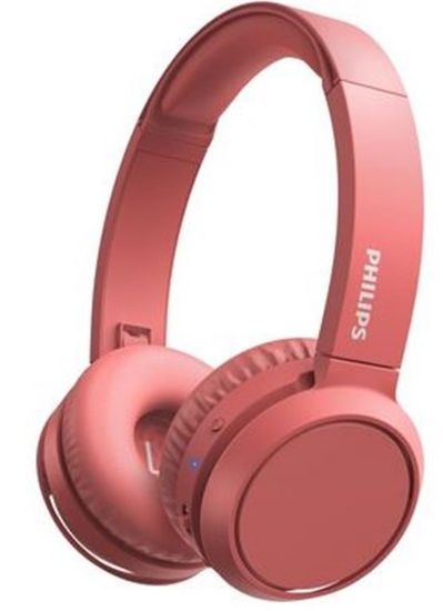 Philips TAH4205 Kablosuz Kulak Üstü Mikrofonlu Bluetooth Kırmızı Kulaklık resmi
