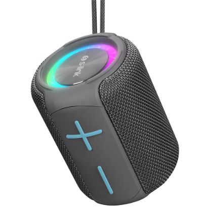 S-link SL-S79 Roll Gri 6W 1200mAh USB-TF-TWS-IPX5 Bluetooth Hoparlör resmi
