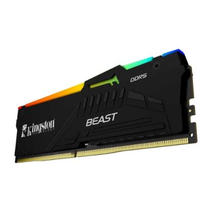Kingston Beast RGB KF560C36BBE2A-16TR 16GB (1x16) DDR5 6000Mhz CL36 Siyah Gaming RAM (Bellek) resmi
