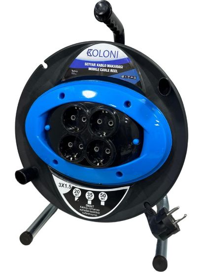 Koloni Seyyar Kablolu Makara 3*2 20metre 32520 resmi