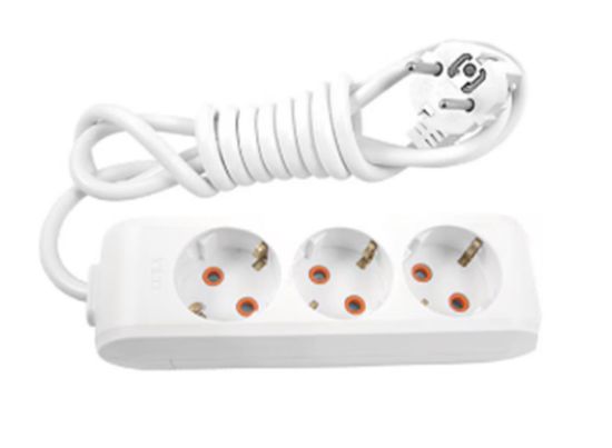 Viko Multi-Let VM32 3lü 2mt Topraklı  Kablolu (90113302) resmi