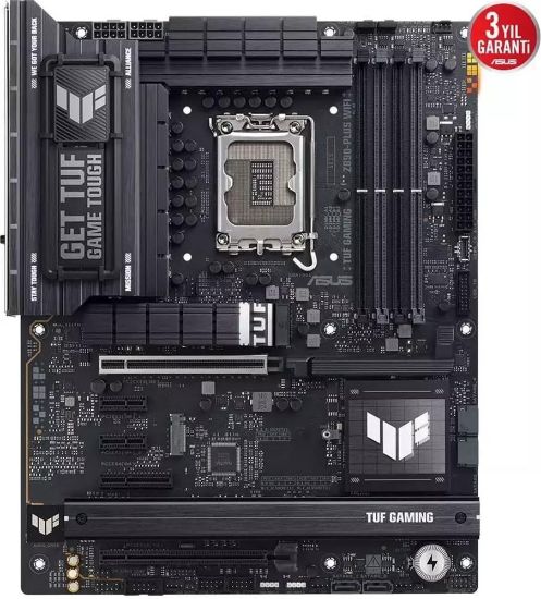 Asus Tuf Gaming Z890-PLUS WIFI Intel Z890 LGA1851 DDR5 Anakart resmi