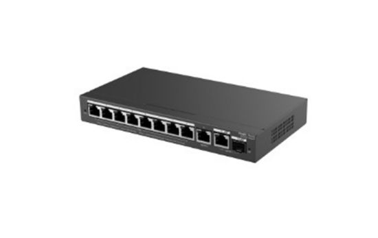Ruijie-Reyee RG-ES210GS-P 8 Port Poe+ 10/100/1000 Mbps +1 Port SFP Yönetilebilir Switch Çelik Kasa  resmi