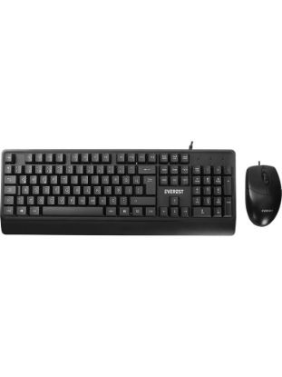Everest KB-619 Siyah/Gri USB 2 Metre Bakır Kablolu Q Multimedia Klavye resmi